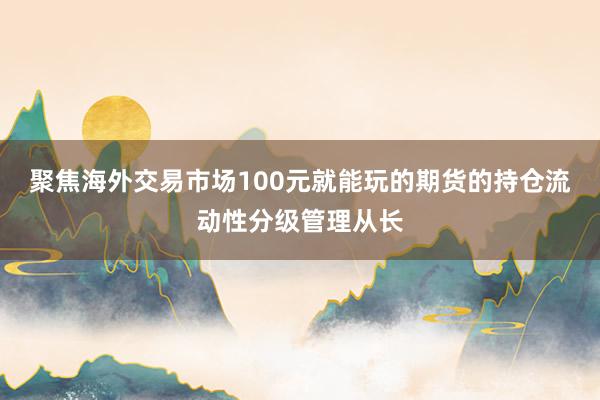 聚焦海外交易市场100元就能玩的期货的持仓流动性分级管理从长