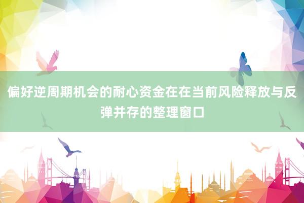 偏好逆周期机会的耐心资金在在当前风险释放与反弹并存的整理窗口